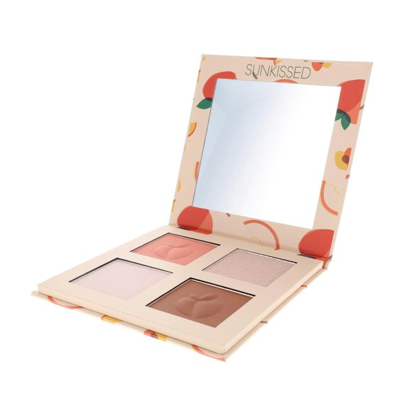 Sunkissed Peachy Dreams Face Palette  - 7.5g Bronzer, 7.5g Blusher, 2 x 7.5g Highlighter