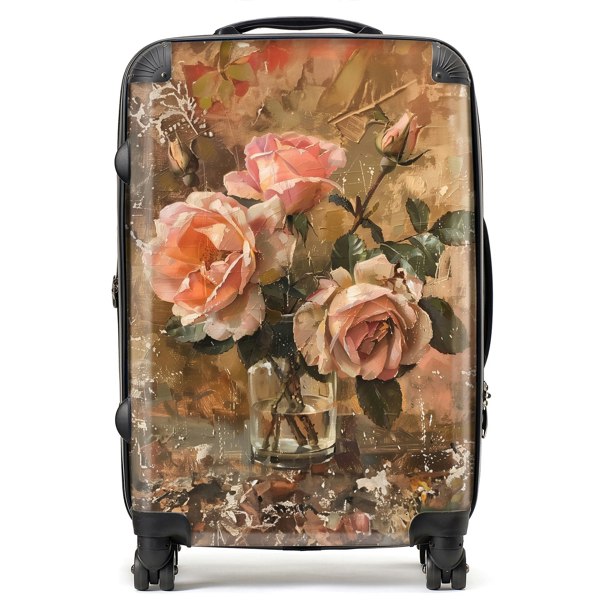 Warren Reed Vintage Roses Suitcase