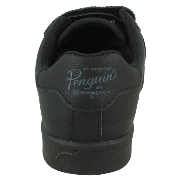 Penguin Boys Penguin Formal Trainers School Shoes Marble PEN4042