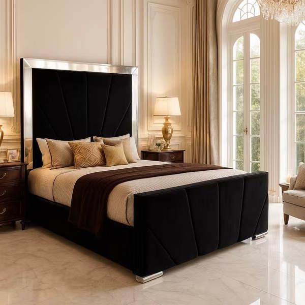 Paradise Beds Sunrise Mirrored Bed Frame