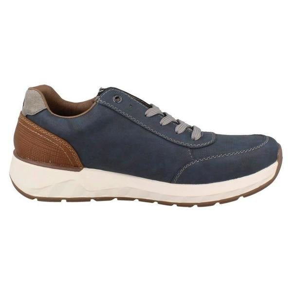 Rieker Mens Rieker Extra Wide Lace Up Casual Shoes 11504
