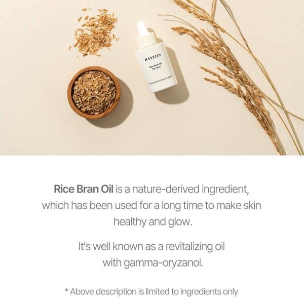 HAYEJIN Rice Bran Oil For Face 30ml