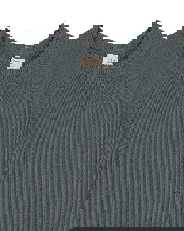 organic cotton Bottle Green Rib Top - image 2