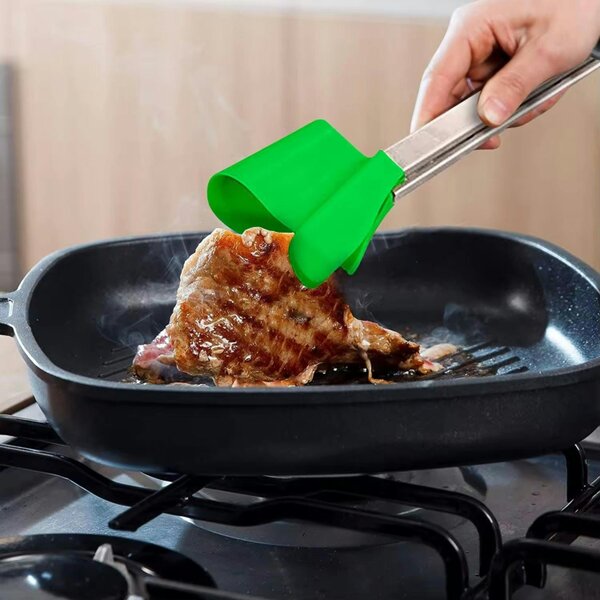 Dyzi 2 in 1 Spatula and Tongs Grip and Lift Kitchen Cooking Utensil