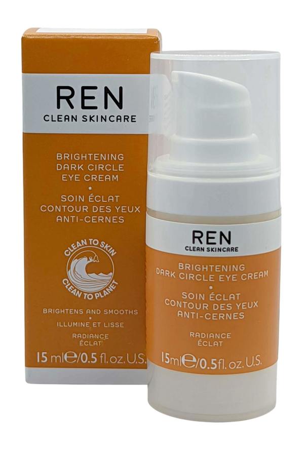 Ren Clean Skincare Brightening Dark Circle Eye Cream 15ml Clean to Skin Brighten Smooth
