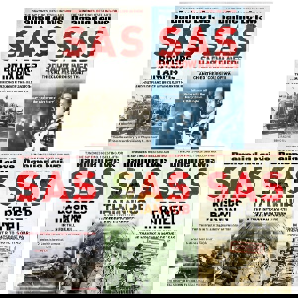 Damien Lewis 5 Books Collection Set (SAS Brothers in Arms, SAS Forged in Hell, SAS Daggers Drawn, SAS Shadow Raiders, SAS Italian Job)