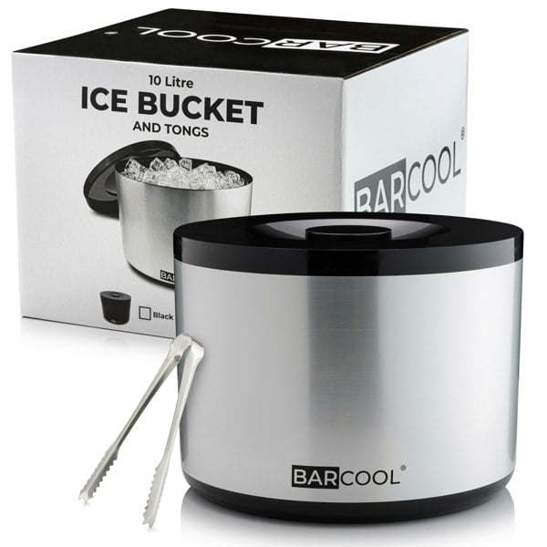 Subcold Barcool 10L Ice Bucket - Round Silver