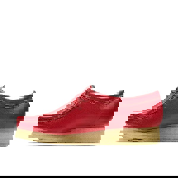 Clarks Originals Wallabee Leather Women's Shoes - Red