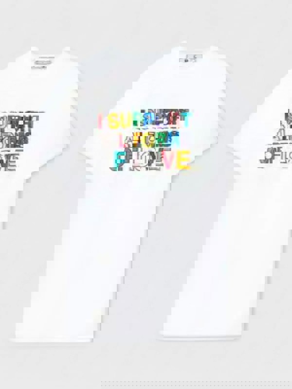Off-White T-Shirts Pride White