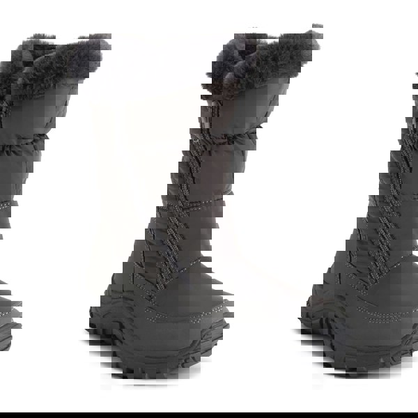 VIVA Polar Women's Memory Foam Nylon Thick Faux Fur Lined Winter Boots