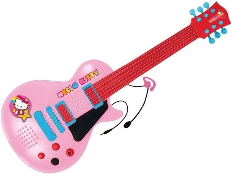 Reig Hello Kitty 6-String Guitar with Earpiece Microphone