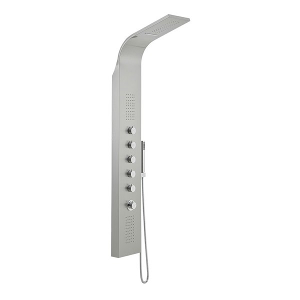 Living and Home Stainless Steel Bathroom Exposed Shower Tower Panel