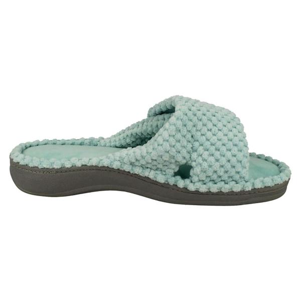 Padders Ladies Padders Cross Detailed Adjustable Mule Slippers Flo
