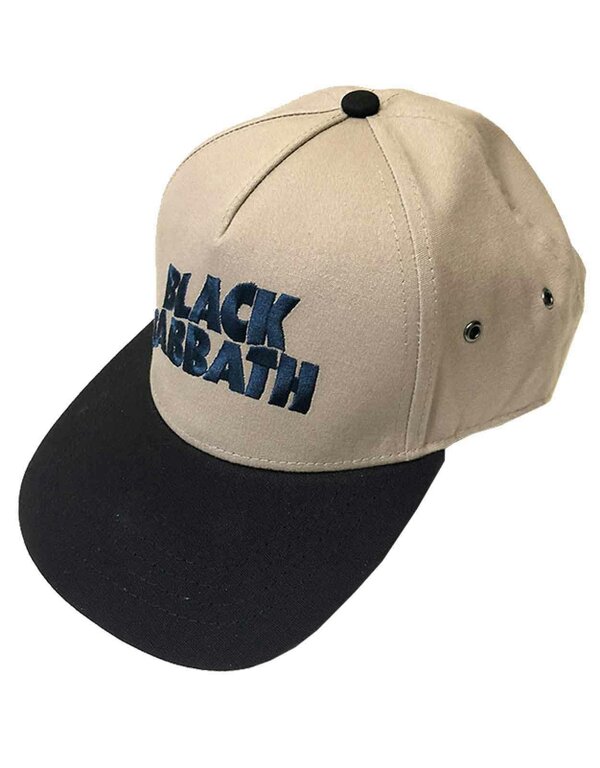 Black Sabbath Wavy Classic Band Logo Snapback Baseball Cap