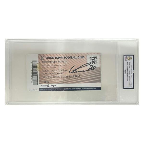 Cole Palmer Signed Chelsea v Luton Ticket