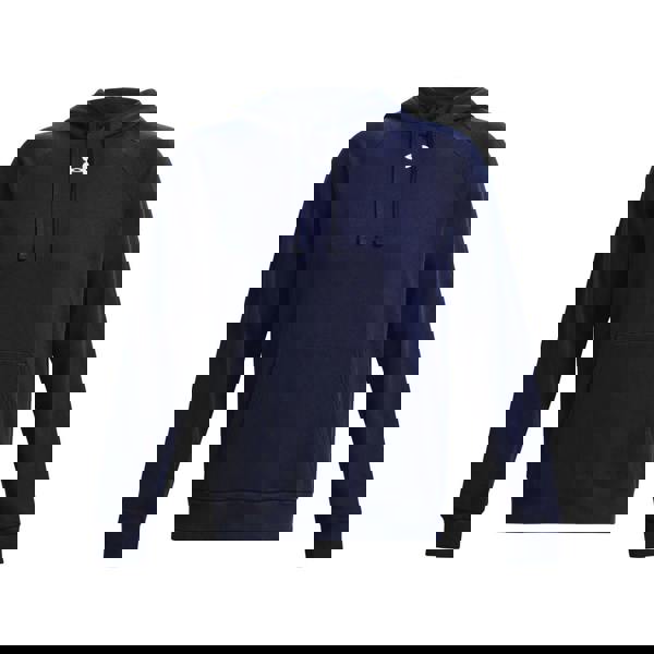 Under Armour Unisex Adult Rival Fleece Hoodie - Midnight Navy/White