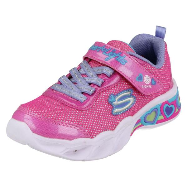 Skechers Girls Skechers Light Up Trainers Shimmer Spells 302304