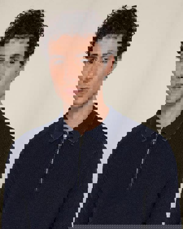 Larsson & Co Gaerum - Vintage Wash Long Sleeve Polo Shirt