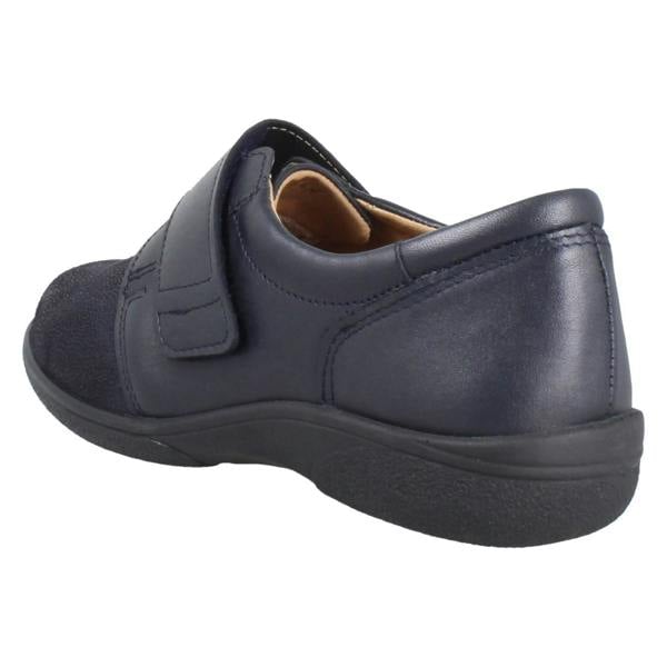 DB Shoes Ladies Wide Fitting Hook and Loop DB Shoes Petula