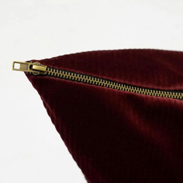 Furn Aurora Corduroy Cushion Cover - Ox Blood - 