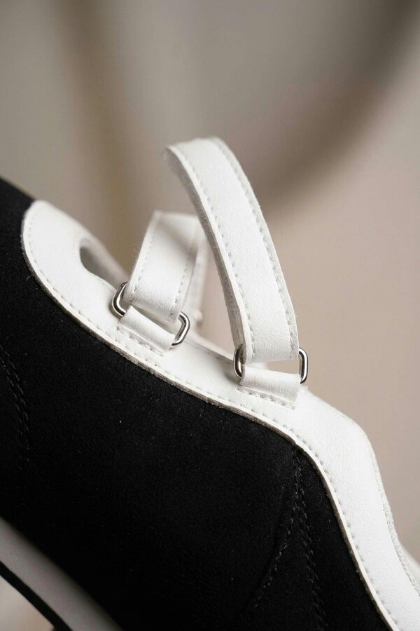 ikrush Elowen Contrast Two Strap Flat Pumps