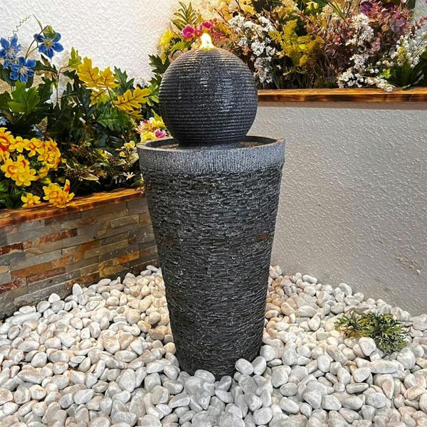 Tranquillity Water Features Majestic Tower Modern Water Feature