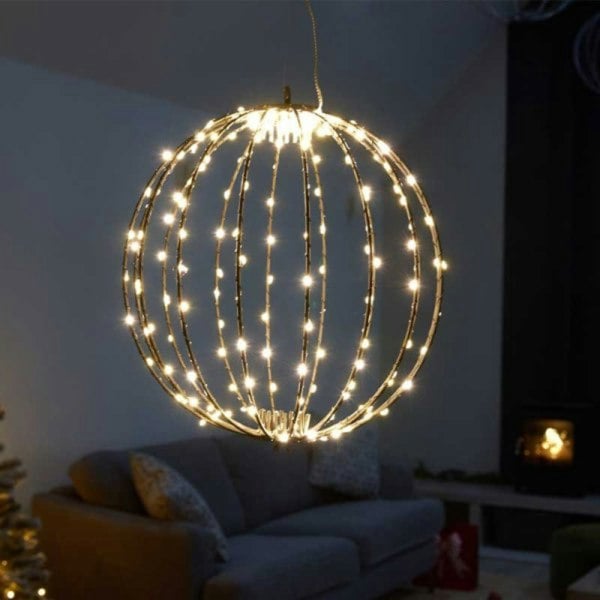 Samuel Alexander 30cm Light up Christmas Twinkle Orb with 192 Warm White LEDs