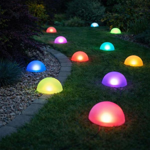 Milagro Hemi RGB IP44 Solar Lamp