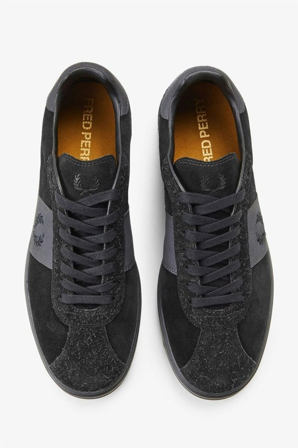 Fred Perry B4 Men's Black/Anchor Grey Trainers