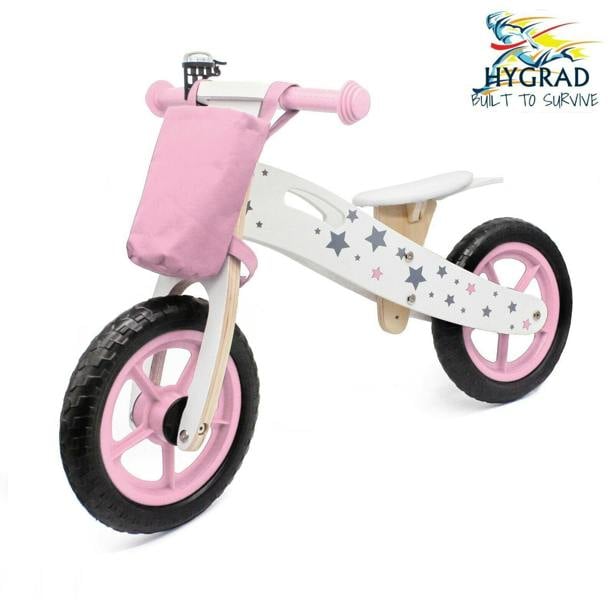 HYGRAD BUILT TO SURVIVE Wooden Balance Bike for Kids with Bell – Lightweight Training Bike | HYGRAD®