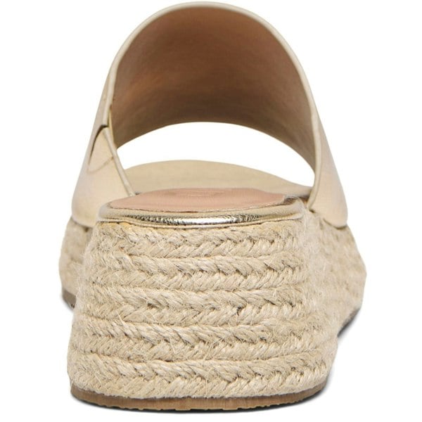 ONLY Minerva-3 Women's Polyurethane Mules - Gold