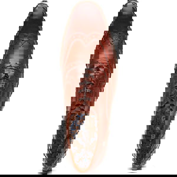 Base London Base London CLARENCE Mens Brogue Shoes Tan