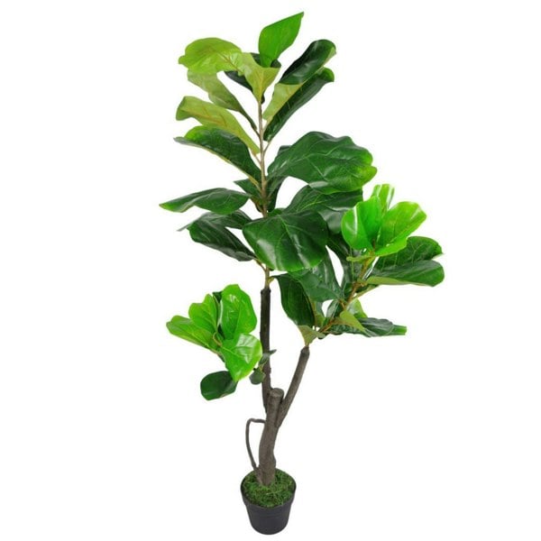 Leaf 120cm Leaf Design UK Artificial Realistic Plant Fiddle Fig Tree