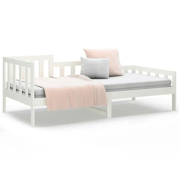 Berkfield Day Bed White 80x200 cm Solid Wood Pine
