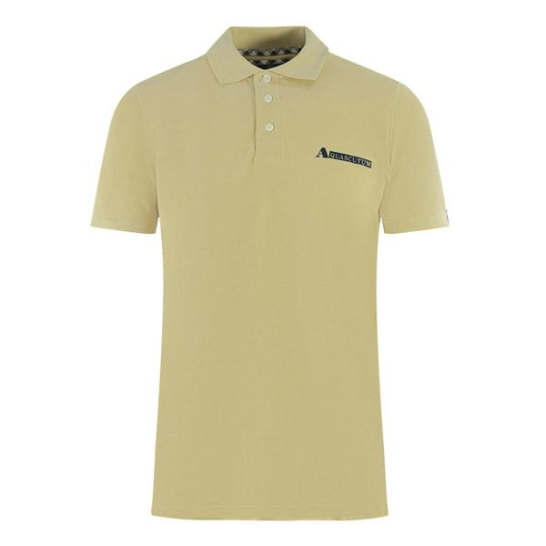 Aquascutum Boxed Logo Polo Shirt - Beige