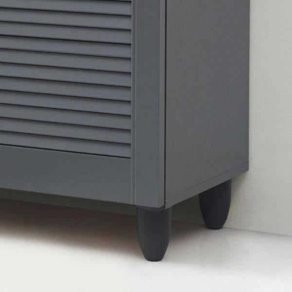 Timber Art Design Modern Shoe Storage Cabinet 3 Doors Footwear Stand Rack Unit Cupboard