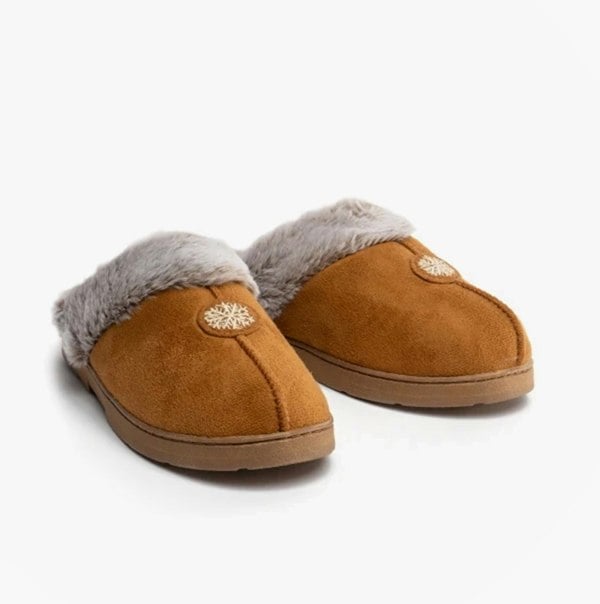 Jo & Joe SPLENDOUR Womens Slippers Chestnut