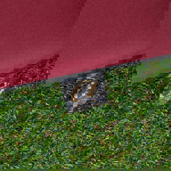 Samuel Alexander 99 x 20 x 5cm Cushion Back for 2 Seater Wooden Garden Bench in Burgundy