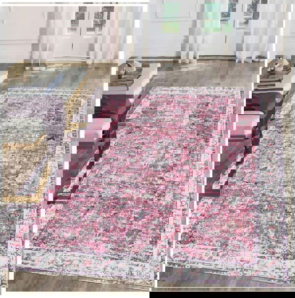 Ultra Soft Machine Washable Rug |Persian-Inspired |The Rugs