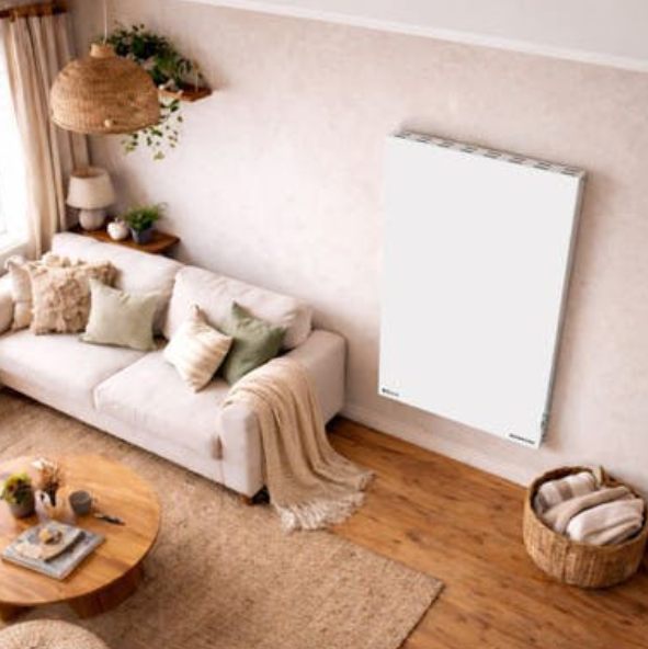 Mirrorstone Heating Mirrorstone 1400W Air Infrared + Convection Vertical Heating Panel With Manual Thermostat