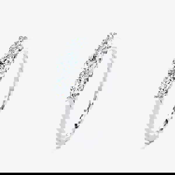 T. H. Baker Platinum 0.50ct Brilliant Cut Diamond 3 Stone Trilogy Ring M3R01-025-050-PT-G-SI1