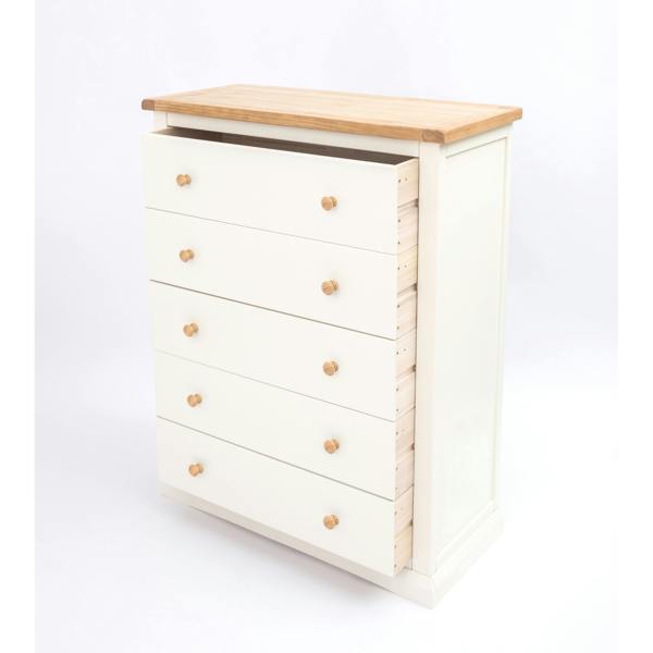 Cabinet Bits Castelli 5 Drawer Chest of Drawers Wood Knob