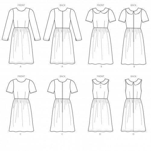 Simplicity Sewing Pattern 8946, Dresses for Women, H5 (6-8-10-12-14) - Intermediate