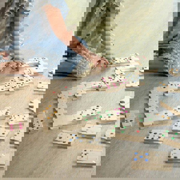 tickit Wooden Jewel Dominoes