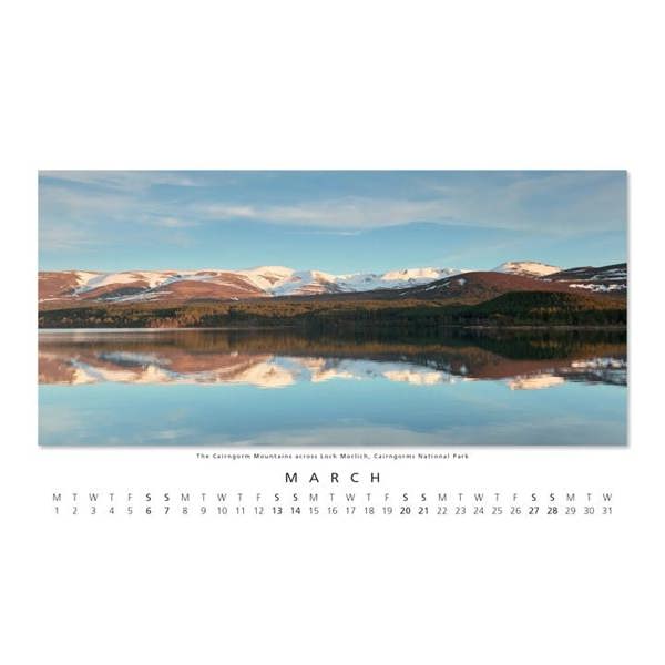 Colin Baxter, Scotland Panorama Deluxe Calendar 2027, Deluxe Calendars, Month To View, Travel, Gift