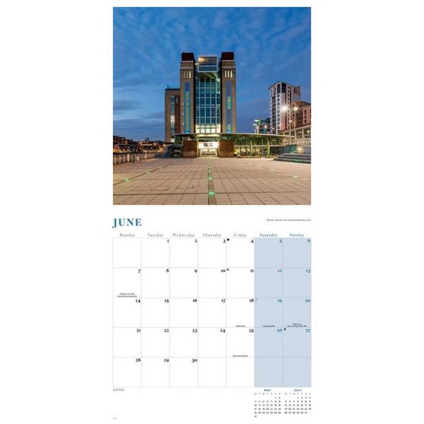 Newcastle Calendar 2027, Wall Calendars, Month To View, Travel, Gift