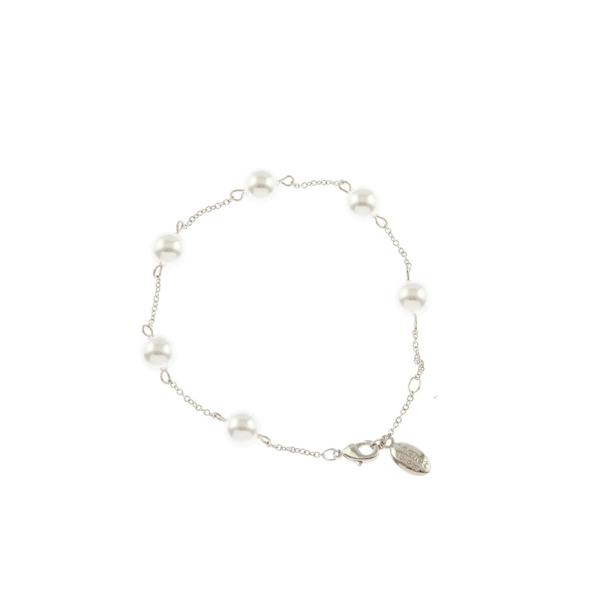 Cachet London Pekoe Silver Pearl Bracelet
