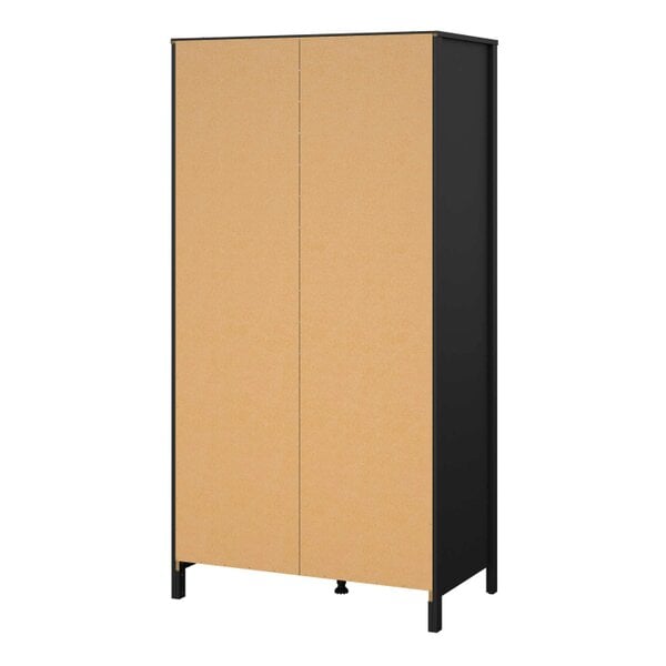 Wyld Haus Gossmere Matt Black Wardrobe 2 Doors