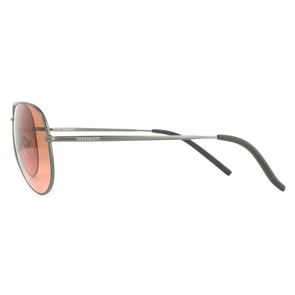 Serengeti Sunglasses Carrara 8453 Matte Dark Gunmetal Mineral Drivers Brown Gradient