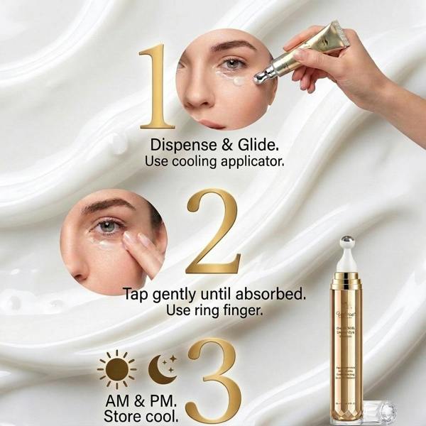 Velora Hydrating Goat Milk Under Eye Cream | Fragrance-Free Daily Eye Care | 30ml